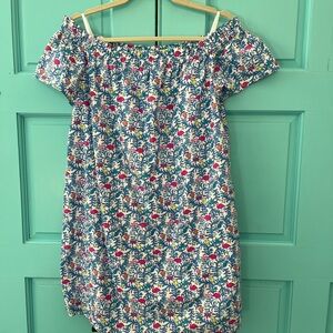 VINEYARD VINES Off Shoulder Sea Life Dress